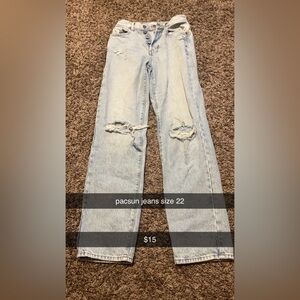 Pacsun dad jeans size 22 brand new took off tags so can’t return